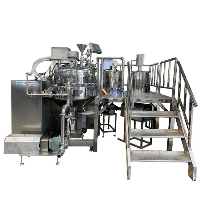 Homogenizer Hydraulic Lifting Vacuum Emulsifying Mixer